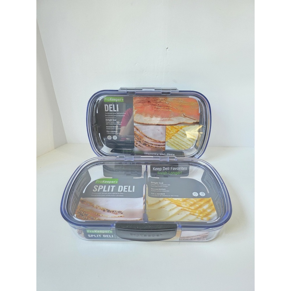 ProKeeper + Split Deli container Sealed food storage container x2
